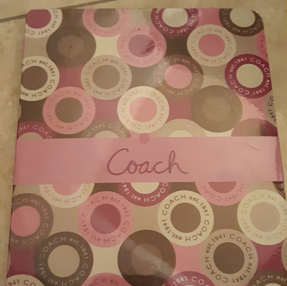 Coach Notebooks NWT